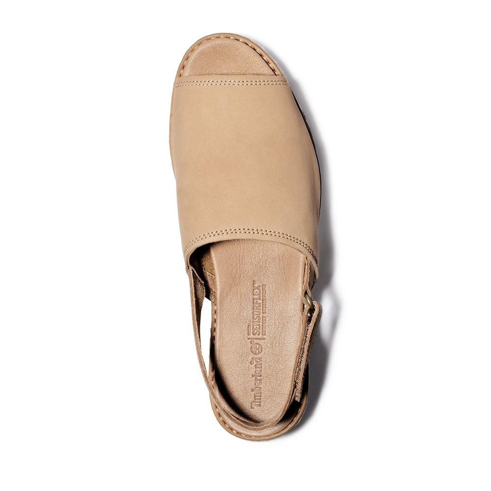 Timberland Σανδαλια Γυναικεια Καφε - Emerson Point Peep-Toe - Greece 3901847-WQ